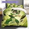 Toph Beifong  Pattern Bedding Quilt Set  Home Decoration  Gift (1 * duvet cover + 2 * pillowcase  without core)