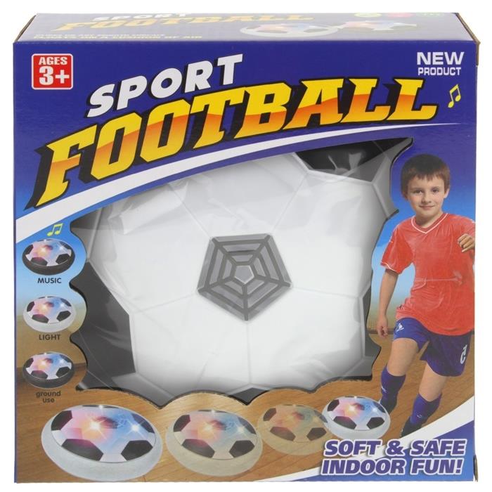 Flying Ball Hoverball Puck Cushion Disc Ball Game - Black