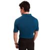 Ted Baker Mens Chevron Knitted Short-Sleeved Polo Shirt