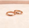 New European & American Style Titanium Steel Single Diamond Ring - Fashionable & Trendy Women's Jewelry