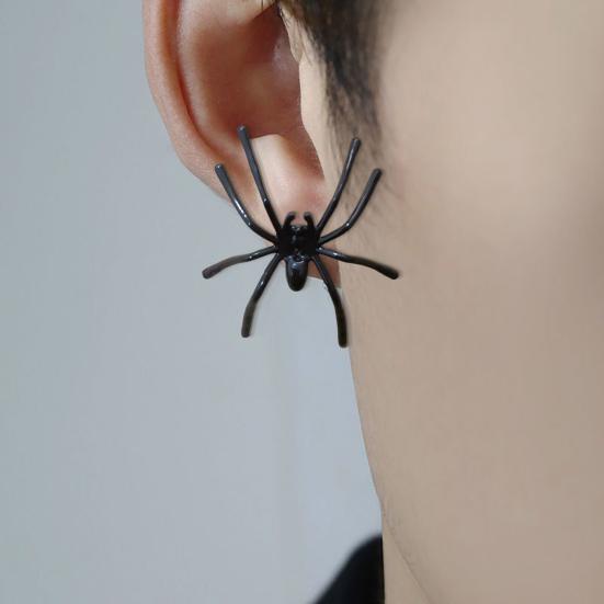 1Pc Spider Play Earring Comfortable Wear Giant Statement Spider Decor