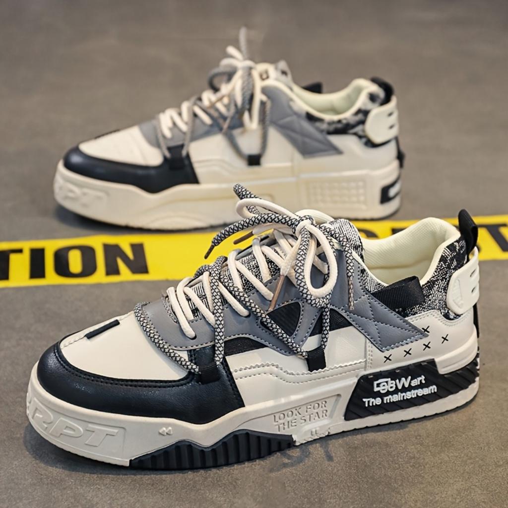 Fashionable Men's Shoes, Comfortable and Breathable Casual Sports Shoes, Thick Sole, Trendy and Versatile, Popular Styles