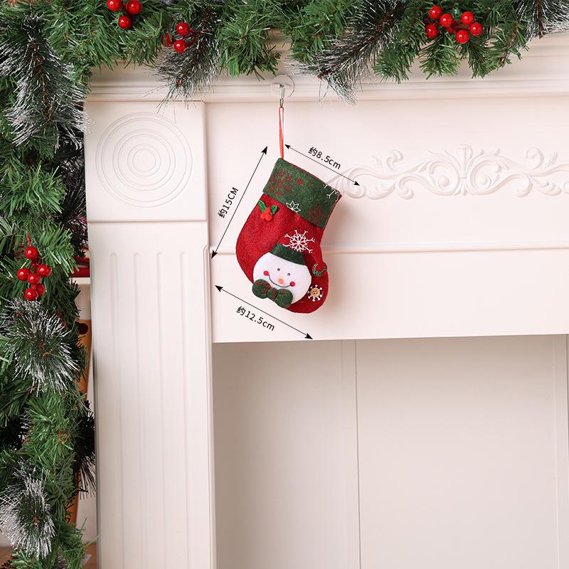 Christmas Eve Gift Bag: Snowman & Santa Candy Packaging for Kids