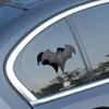 No-Punch Tail Modification 3D Bat Decor Car Sticker for Halloween, 1Pcs Auto Body Decal