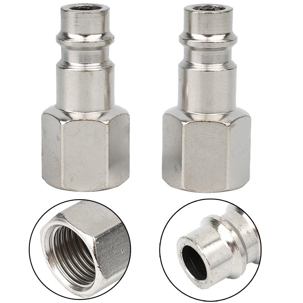 Quick Release Fittings Euro Male With Female 2pcs Accessories