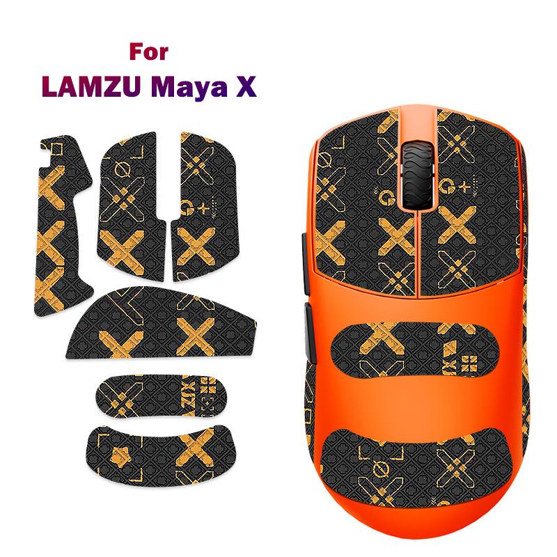 Anti-Slip Mouse Grip Tape Skate Suck Sweat Sticker For Lamzu Maya X Gaming Mouse For Computer E-Sports Gamer