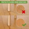 48 Pcs Felt Chair Leg Pads 5mm Thick Floor Scratch Protector Mat Mute Non-slip Self Adhesive DIY Furniture Accessories