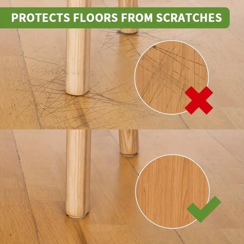 48 Pcs Felt Chair Leg Pads 5mm Thick Floor Scratch Protector Mat Mute Non-slip Self Adhesive DIY Furniture Accessories