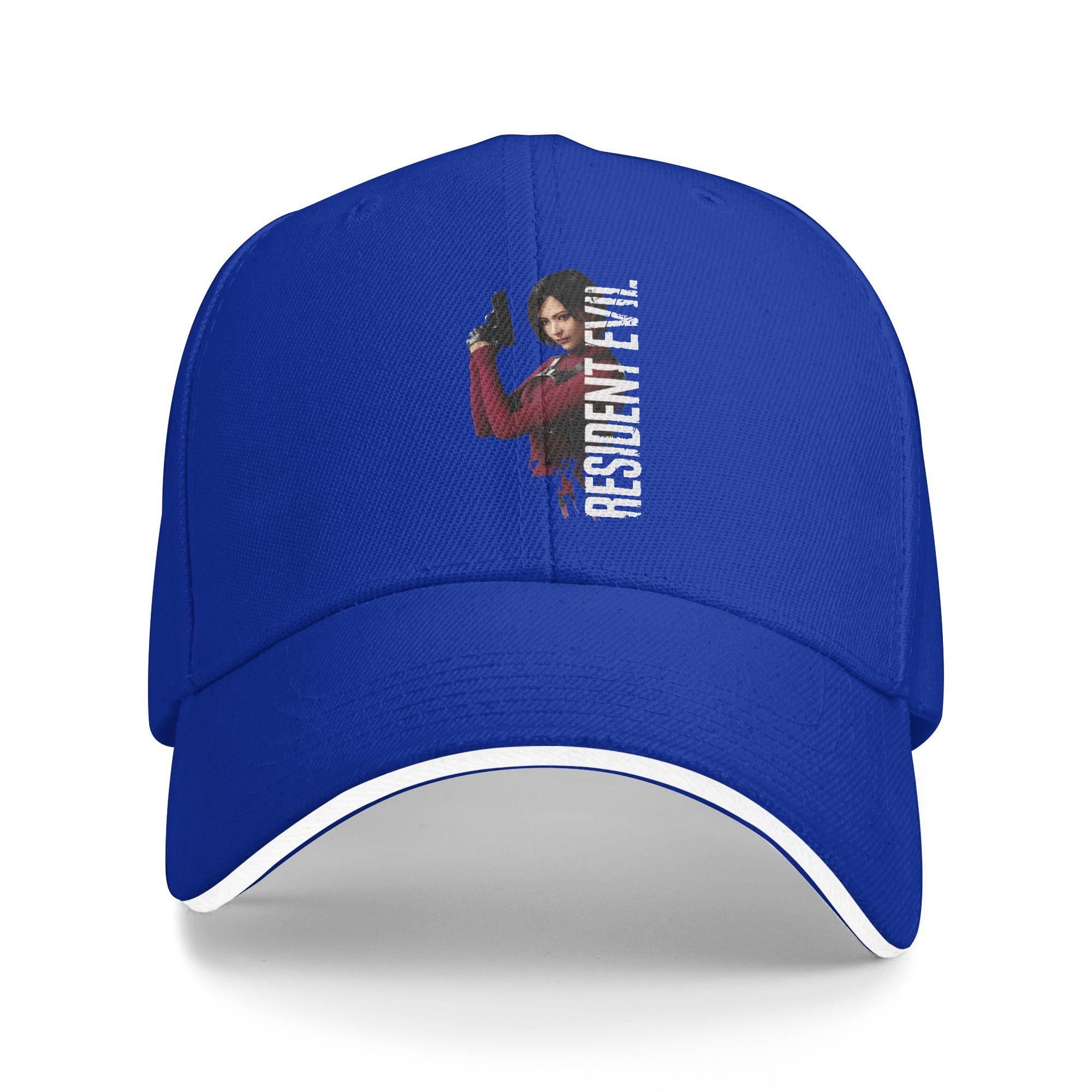 

Ada Wong Residents Evils Casual Baseball Cap Summer Trucker Hat Hot Sale Outdoor Sport Snapback Cap Unisex-Teens Baseball Caps As Picture синий