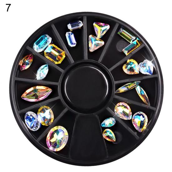 Glass Rhinestones Nail Decoration Manicure Diy Jewelry Accessory