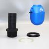 Rain Barrel Hose Nozzle Durable Thick External Thread with Washer Barrel Duct for Rain Barrels Ponds Aquariums Water Tanks