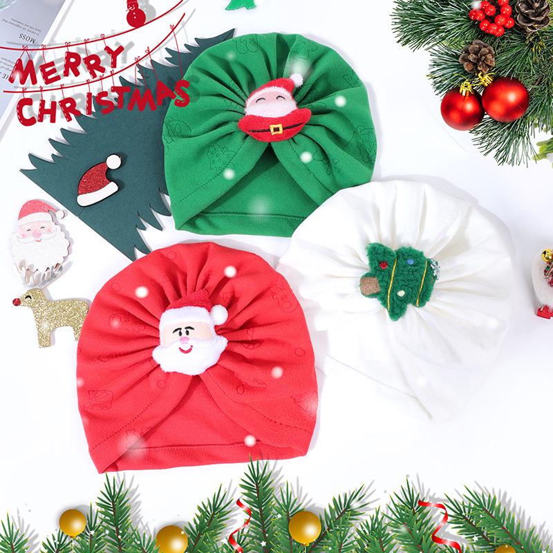 Autumn & Winter Christmas Kids' Plush Hat - Warm Pullover for Infants & Toddlers