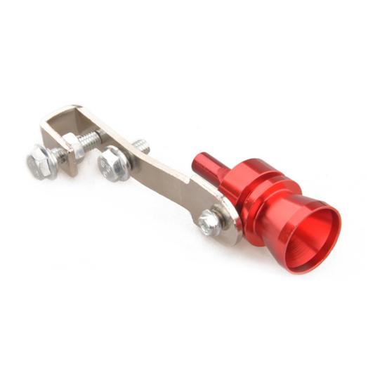 Universal Turbo Sound Whistle Modifizierter Auspuffrohrsender Aluminiumlegierung Tail Whistle Imitator Motorrad Endrohr Noise Sound Enhancer