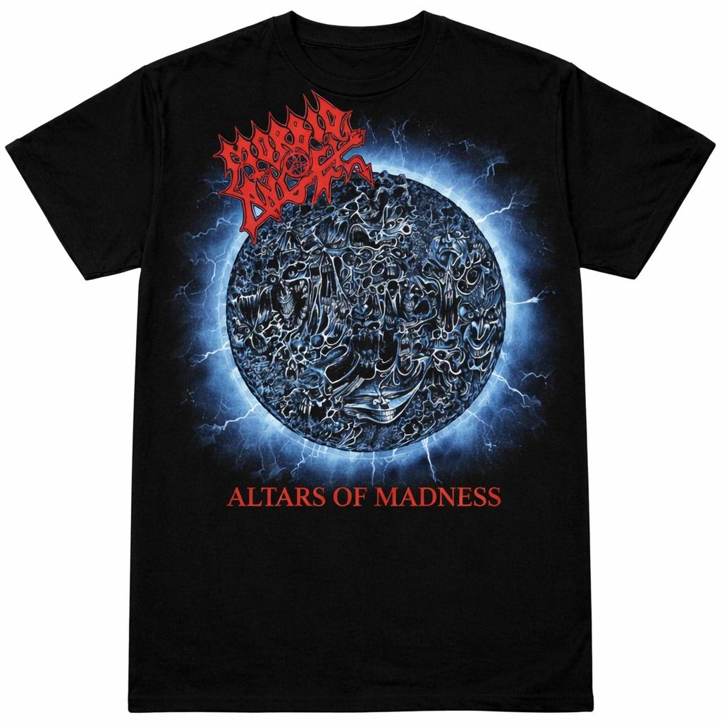 Vintage Death Metal T-Shirt Black Distressed Band Style Graphic Unisex XL