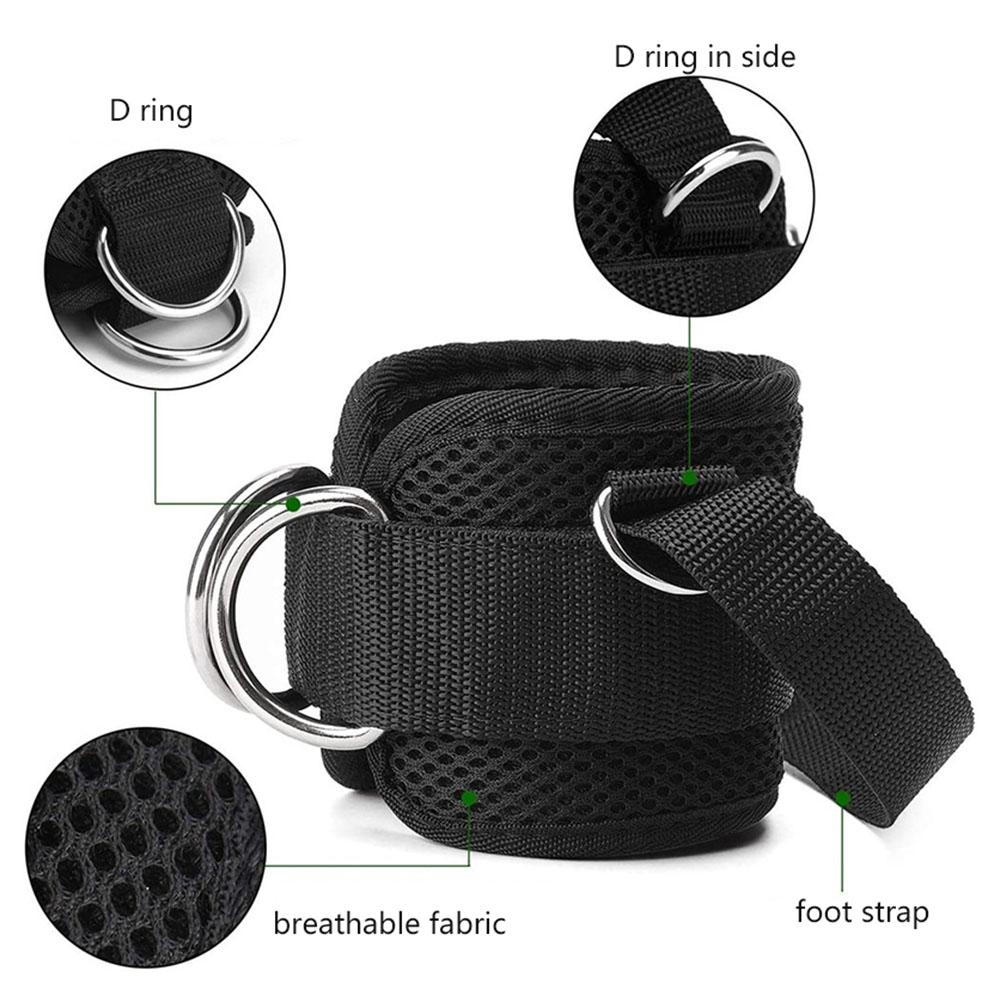 2PCS Ankle Straps for Cable Machine Man Woman Ankle Strap for Cable Machine Kickback Cable Ankle Attachment for Gym Ankle Cuff