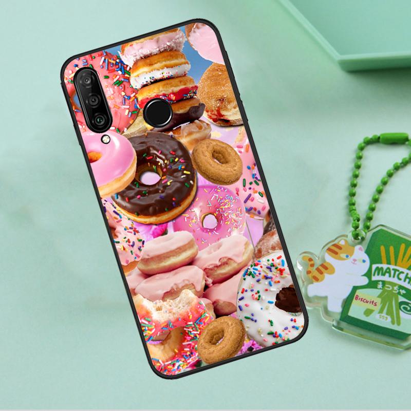 

Pizza Sushi Food Donuts For Huawei Nova 8i 11i 12i 12s 9 10 SE Y90 Y60 Y70 Y72 Y61 Y91 P20 P30 P40 Lite P60 Pro Case Huawei Nova 11