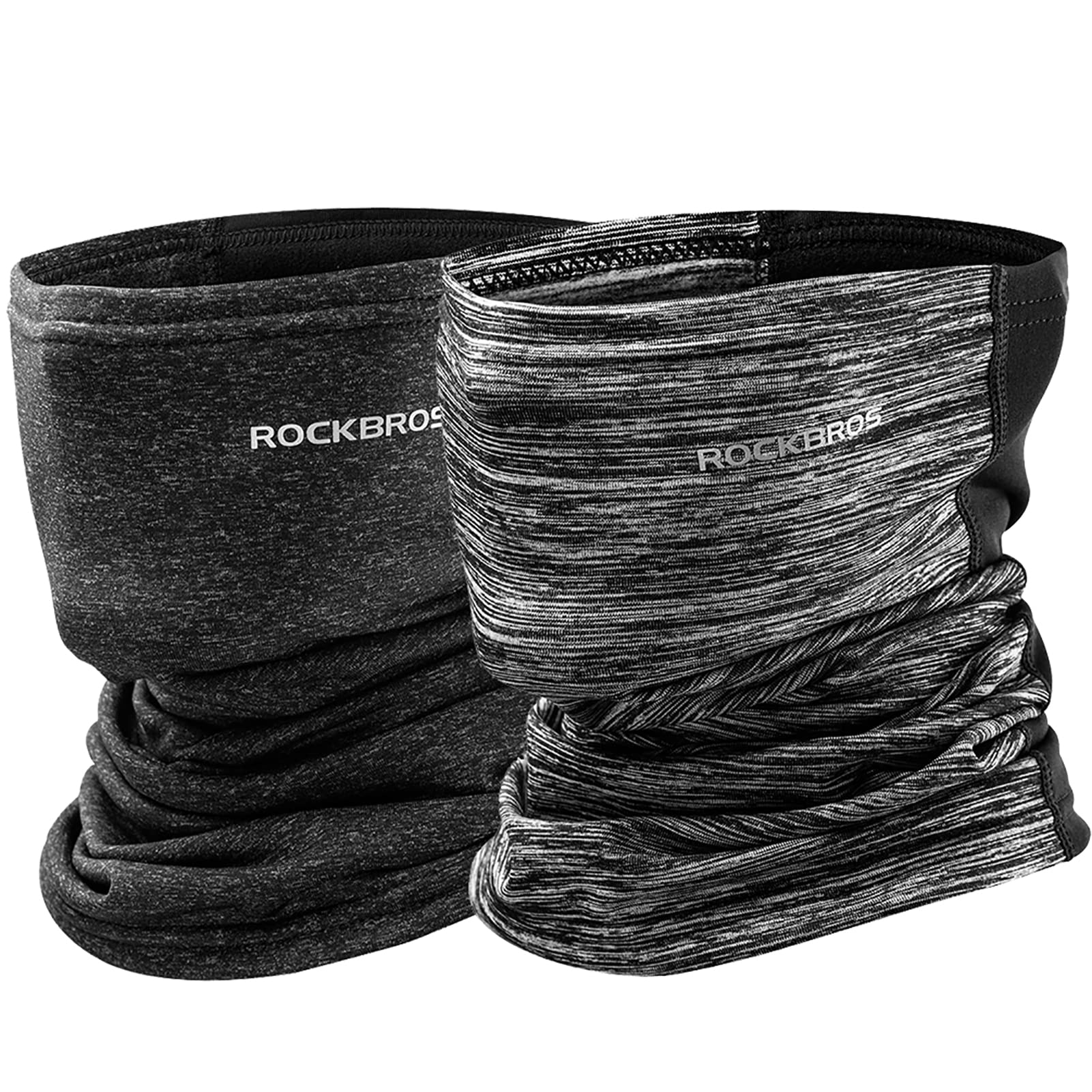 

ROCKBROS Грелка для шеи и маска для лица для холодной и теплой погоды с флисовой подкладкой для и других видов спорта на открытом воздухе Серая Темная Мужская Зимняя, Защита, Ветрозащита,