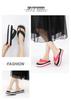 Women's High-End Thick-Soled Flip-Flops, Outdoor Summer Fashion, Color-Block Sandals