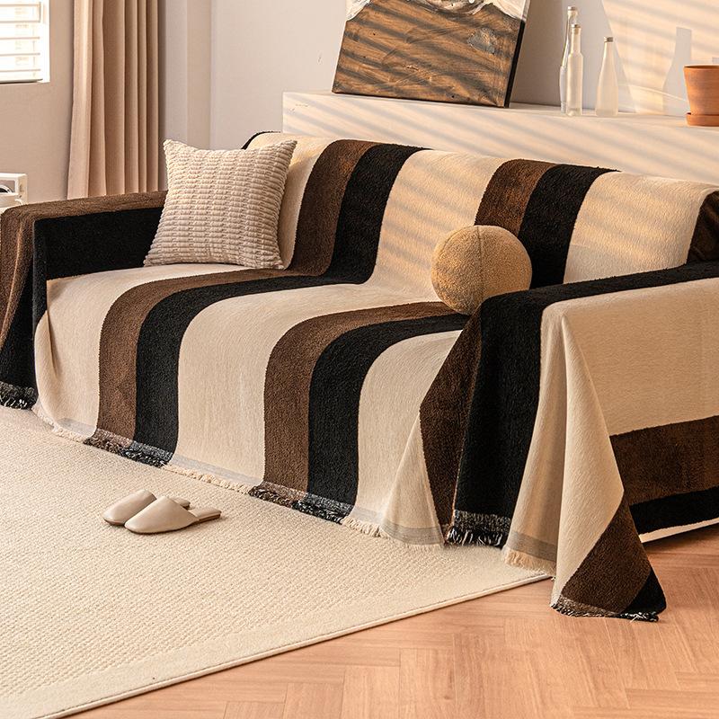 Ins High-end Modern Nordic Sofa Cover Cloth Chenille Sofa Towel Slipcover Anti-cat Scratch Sofa Cover Universal for All Seasons