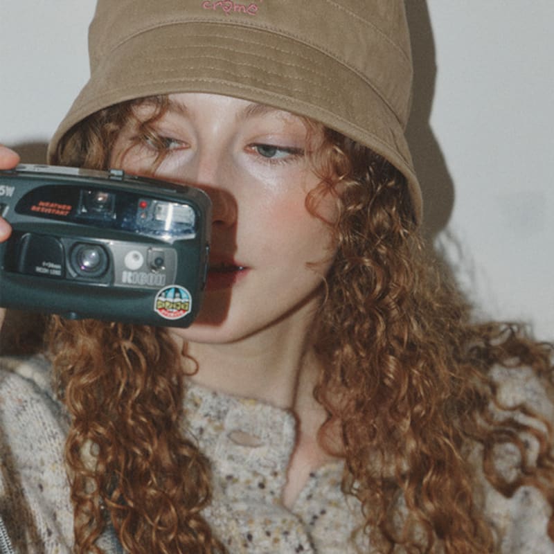 maison creme Lovers Bucket hat_Beige