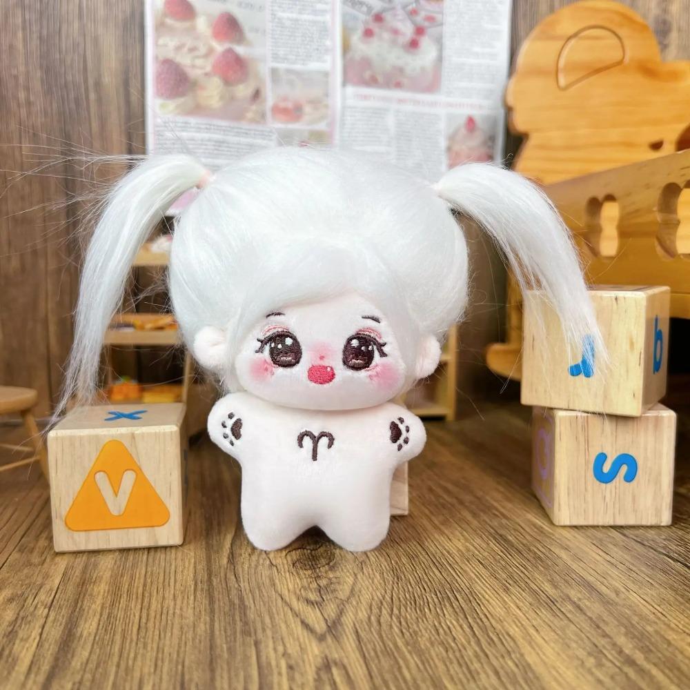 10cm Mini Kawaii Plush Cotton Doll Idol Starfish Body Stuffed Gemini Constellation Dolls Anime Figure Toys Fans Collection Gifts