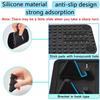 Car Silicone Pads Car Pad Holder Cell Phone Mount Cradle Dock for Smartphones, GPS, Glasses