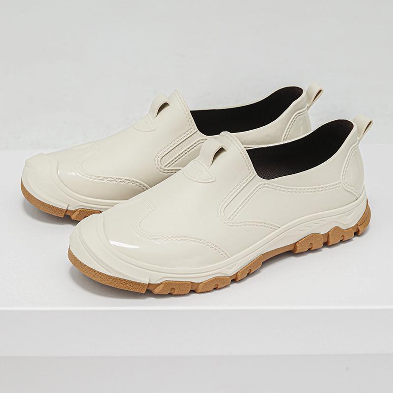 Fashion Hot Sale Men's Ankle Rain Boots Outdoor Casual Men Hiking Fishing Water Shoes Waterproof Work Boot High Quality Mans Footwear