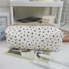 Cartoon Floral Printing Pen Bag Student Grils Stationery Bag Large Capacity Pencil Case Multifunctional Stationery Organizer