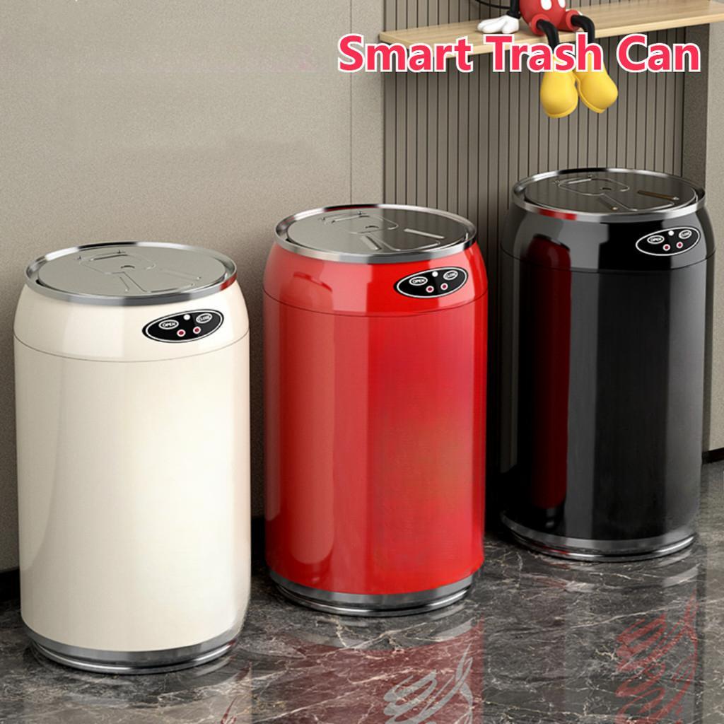 10L Household Large Capacity Storage Bucket Living Room Creative Electric Automatic Paper Basket Smart Induction Rubbish Bin