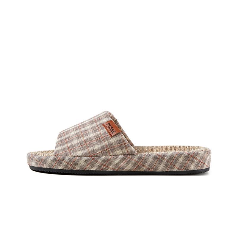 Puxia Women s Hemp Slippers - Summer Indoor Non-slip Soft Sole for All Seasons 35-36 белый/розовый