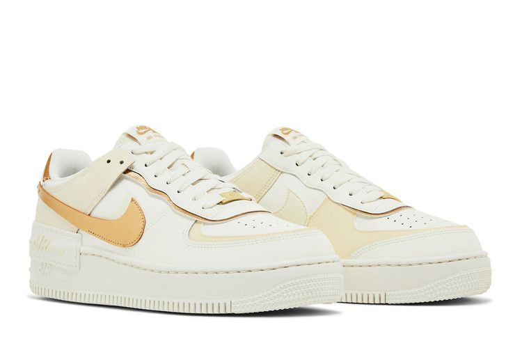 Nike Air Force 1 Shadow Sail Coconut Milk Metallic Gold (Women's)
