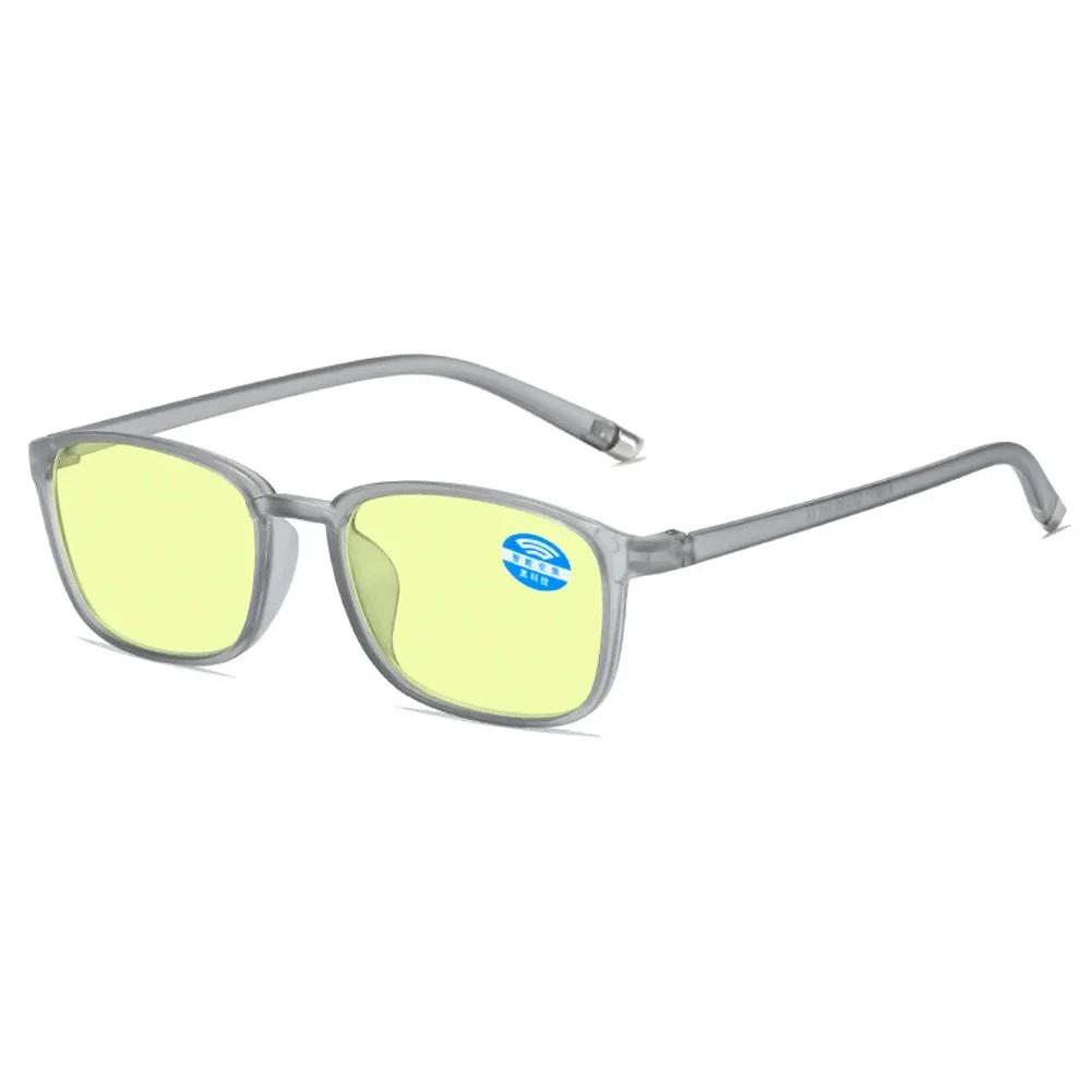 Intelligent Zoom Reading Glasses Auto Adjust Anti Blue Light Night Vision Presbyopic Eyewear for Men Women