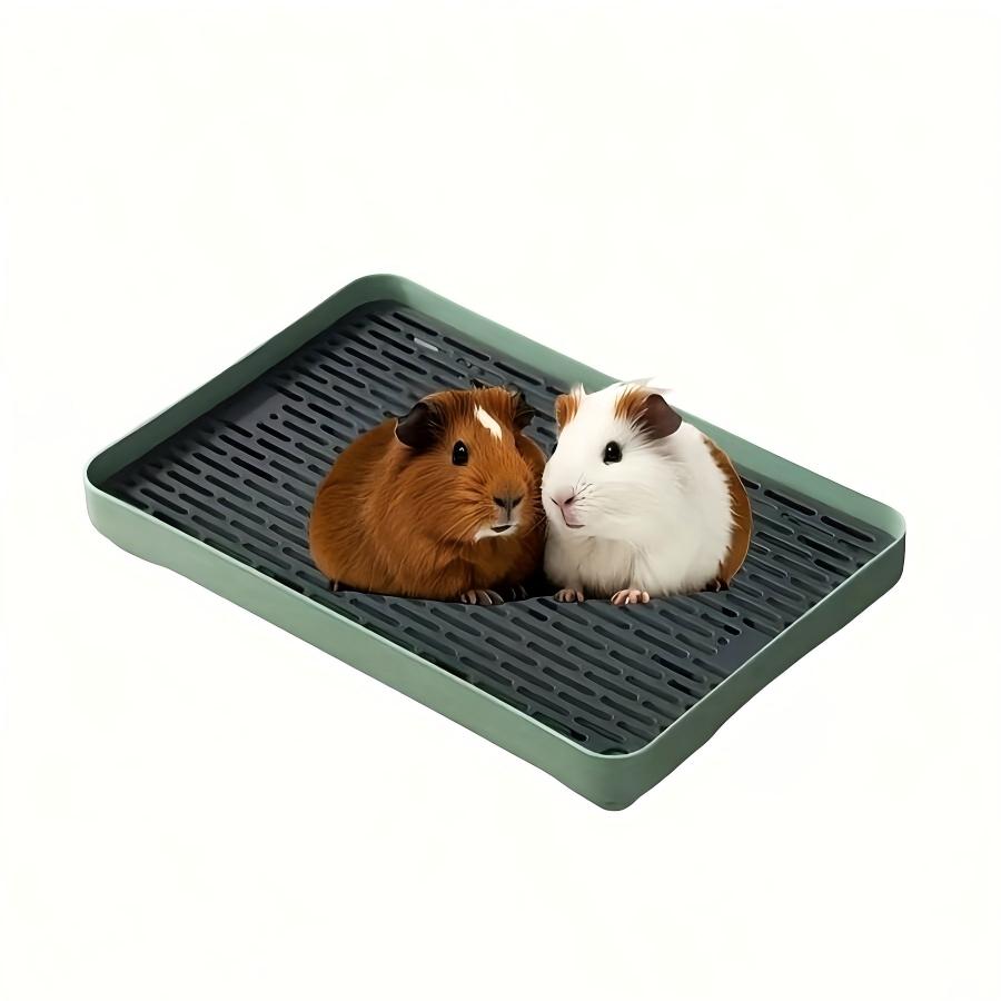 1 peça Caixa de Areia para Coelho Bandeja Sanitária para Pequenos Animais Caixa Sanitária de Canto para Coelhinho Furão Hamster Dragão Gato Porquinho da Índia Suprimentos para Porquinho da Índia