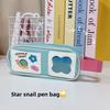 Large Capacity Kawaii Pencil Bag Rabbit Pen Pencil Case Ins Fashion Cartoon Stationery Bag  School