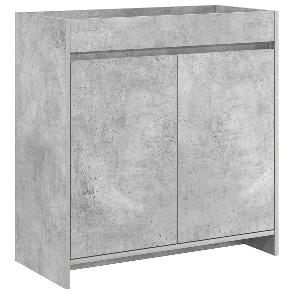 Bathroom Vanity Unit Concrete Grey 78.5 x 37.5 x 81 cm Particleboard