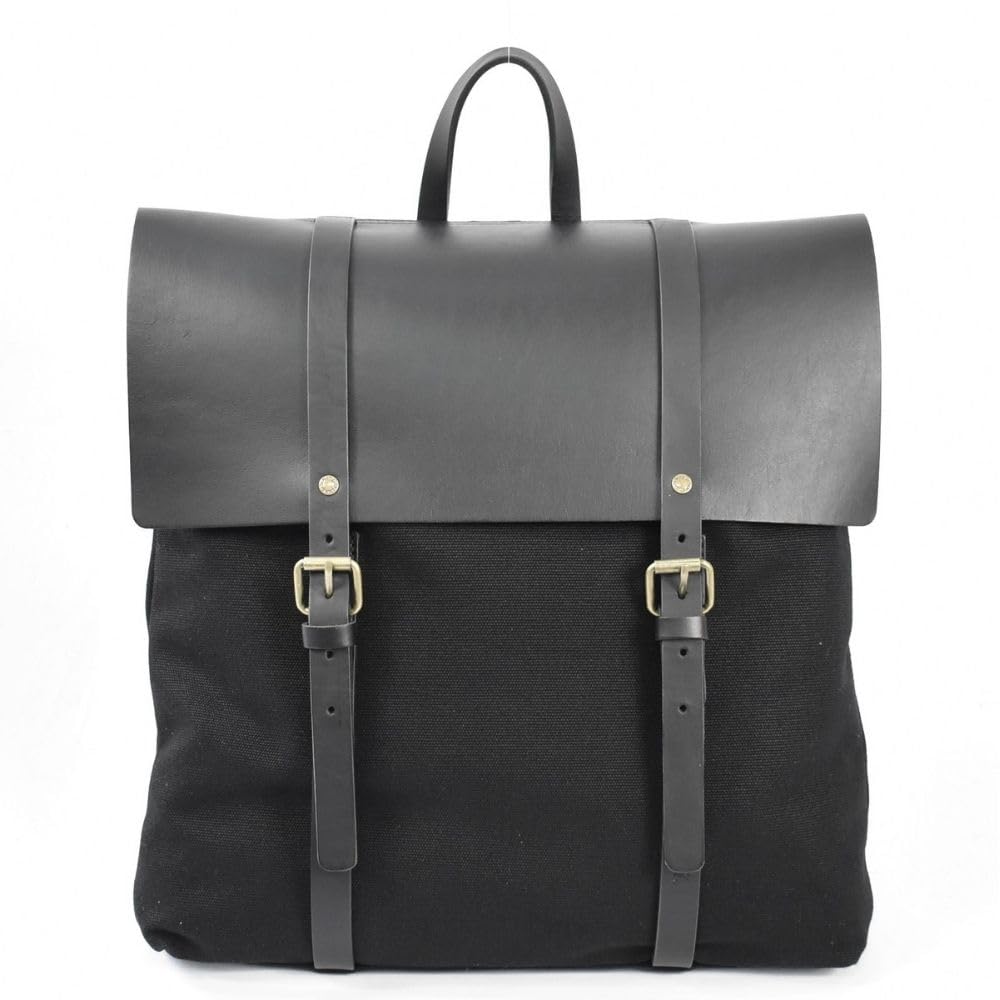 

Стул Холст и Кожаный Клапан Черная Кожа и Черный Ш32 x В36 x Г7см [Полный Заворот] Рюкзак, Холст, Размер Прибл.