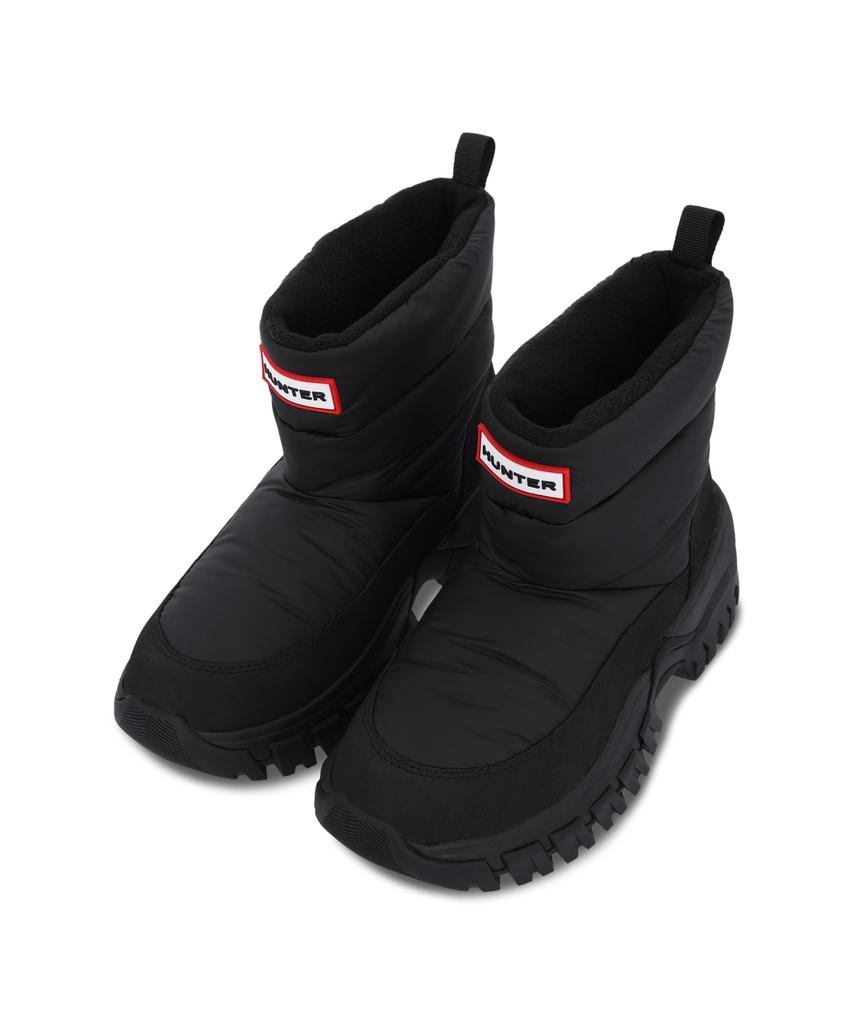 Hunter [Unisex] Intrepid Wanderer Short Snow Boots - Black