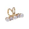 Elegant Zirconia Pearl Ear Cuff - Luxurious and Chic Design