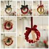 Handmade Christmas Bells Wreath Iron Xmas Tree Hanging Bells  Wedding Supplies