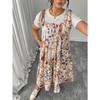 Abito a salopette casual ampio taglia grande per primavera estate, linea ad A, nuovo per donna, tinta unita, elegante, senza maniche, per festa, vacanza, abito lungo, vestiti semplici alla moda