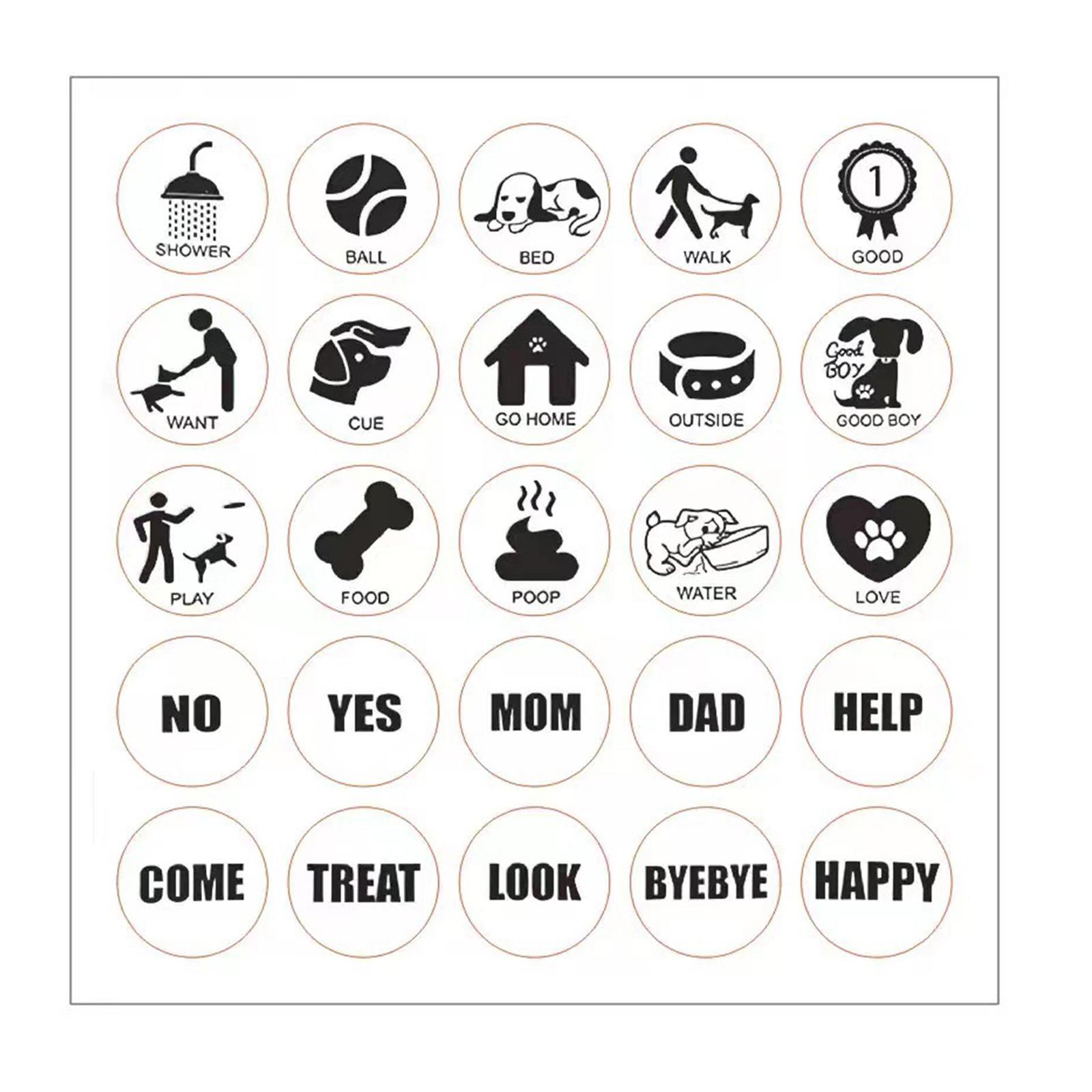 

Кнопка записи звука, говорящая игрушка для ребенка, кнопки ответа, игрушка для щенков, подарок владельцу питомца, научите свою собаку говорить E