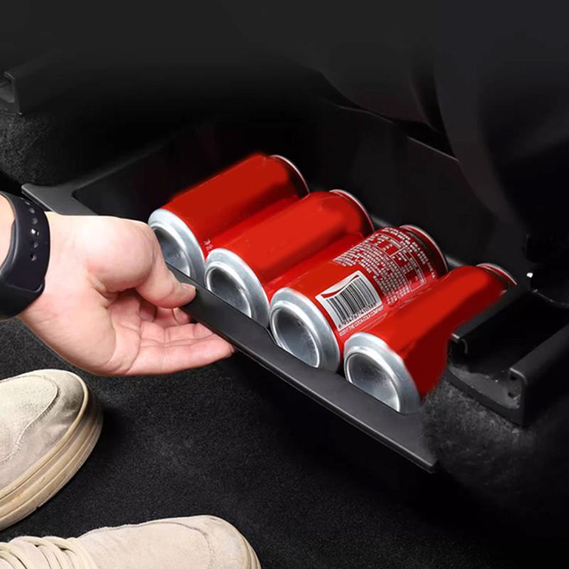 Tpe Unter Sitz Aufbewahrungsbox Für Model Y 2017-2024 Mittelkonsole Organizer Behälter Vorne Rücksitz Tasche Müllablage Zubehör