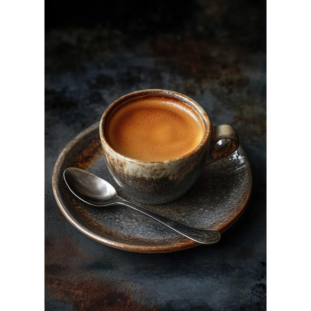Classic Afternoon Tea Delicious Coffee Croissant Doughnut Food Poster Canvas S Wall Art Pictures Cafes Home Decor