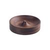 Solid Wood Incense Holder - Handcrafted Circular Incense Burner for Tea Ceremony, Agarwood Tray Stand & Incense Base