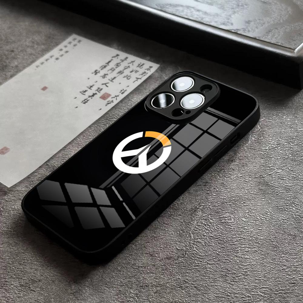 O-Over-watchS Phone Case For iPhone 18 17 16 Pro Max 15 Plus 14 Pro 12 11 13 Mini X XR XS Max SE Glass Cover
