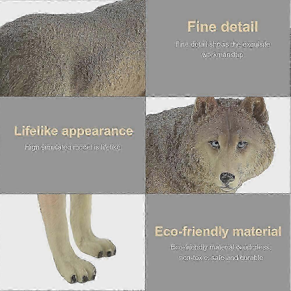 Simulation Wildlife Animal Model Toy Collection Figurine Decor Ornament