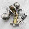 Stainless Steel Ball Lock for Bedroom, Bathroom, and Indoor Wooden Doors
