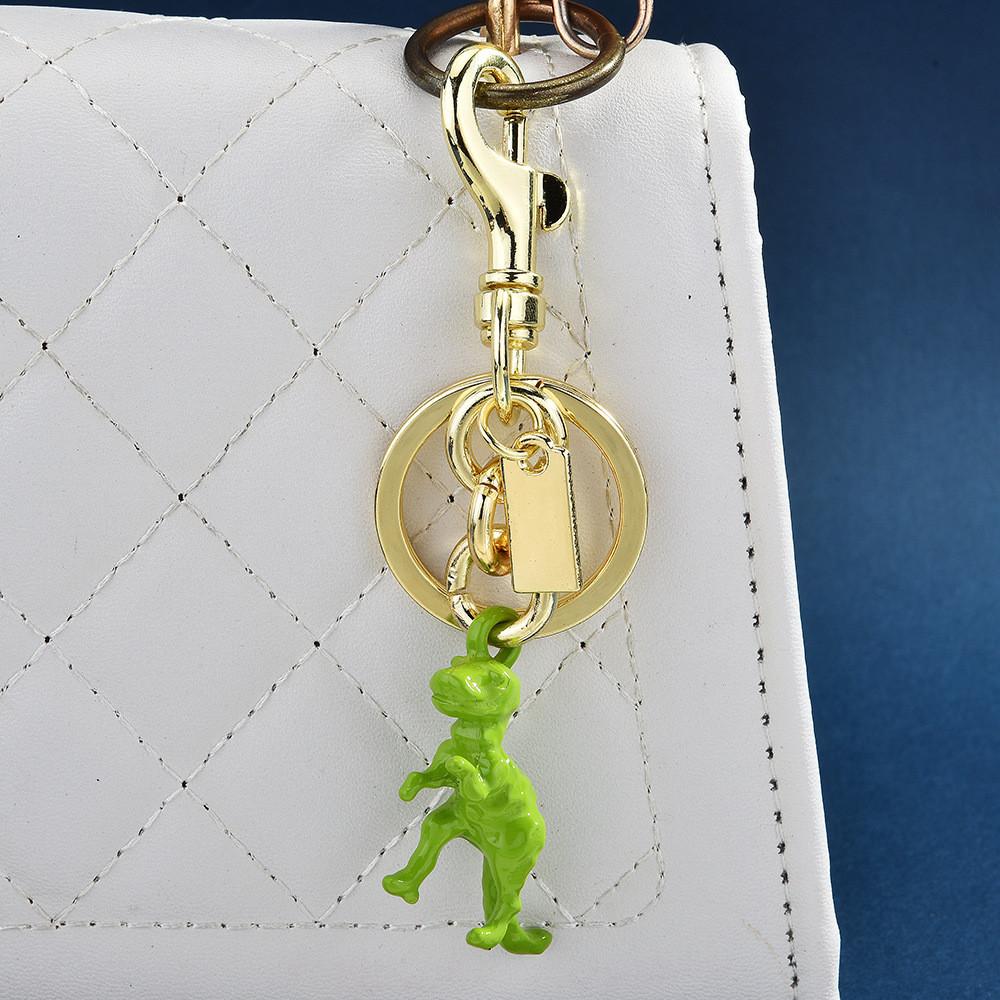 3d Dinosaur Keychain With Electroplated Metal For Gift And Collection