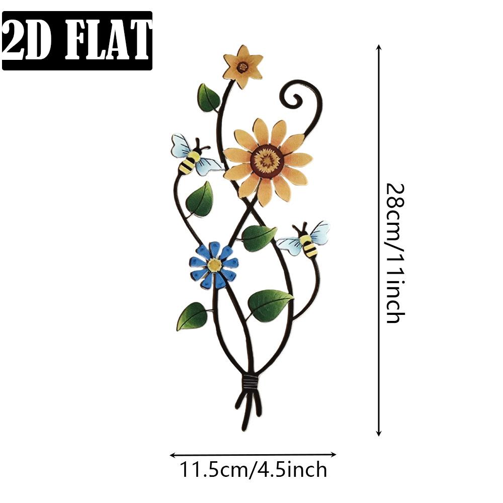 

Rustic Hanging Wall Flowers Wall Hanging Ornaments Versatile Artificial Flower Wall Hanging Art for Home Living Room Decor