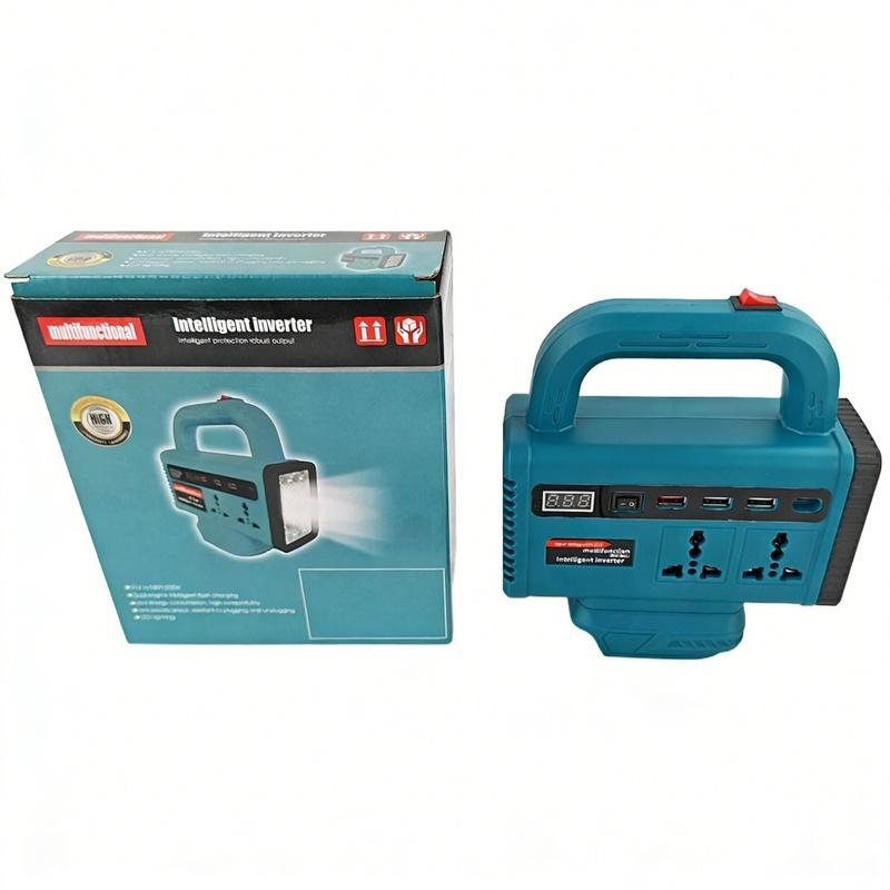150W Electric Tool Battery Lithium Battery Inverter DC 18V-21V To AC 220V DC To AC Inverter for Makita for Milwaukee for DeWalt